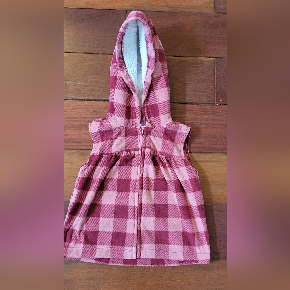 Shades of pink Hooded vest